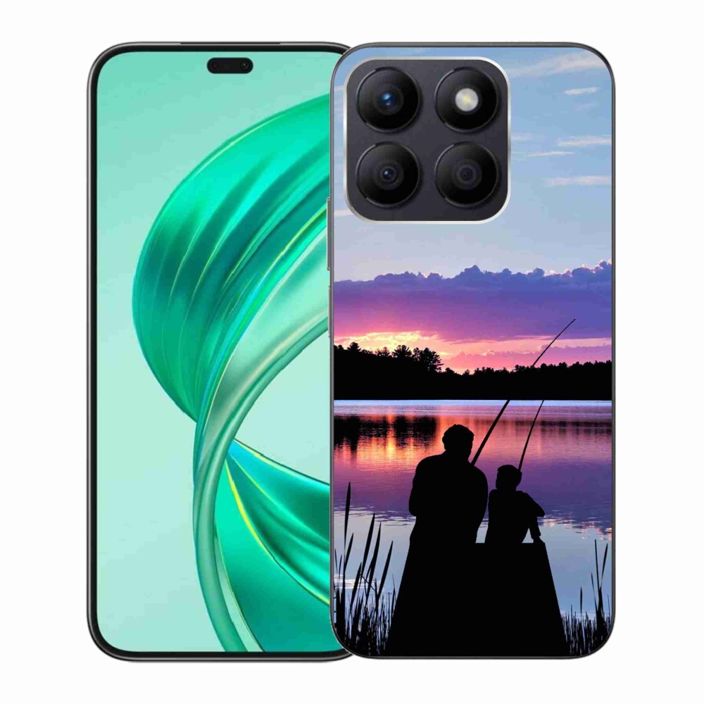 Zselés borítás mmCase a Honor X8b számára - halászat 2