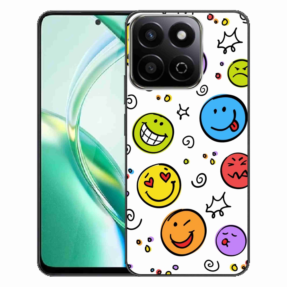 Zselés borító mmCase a Honor 200 Smart 5G készülékhez - smiley-k