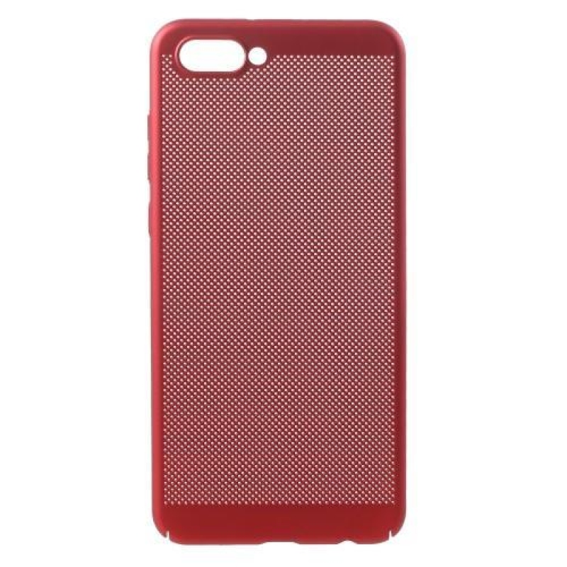 Hálós műanyag tok a Honor View 10 készülékhez - piros