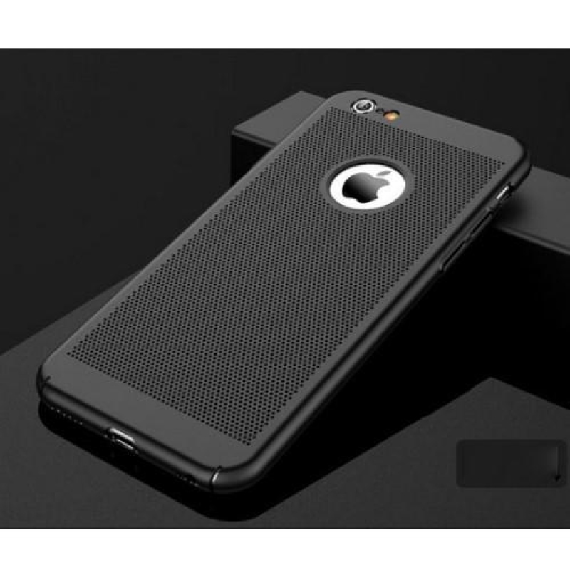 Hálós műanyag tok iPhone 6 Plus és iPhone 6s Plus készülékhez - fekete