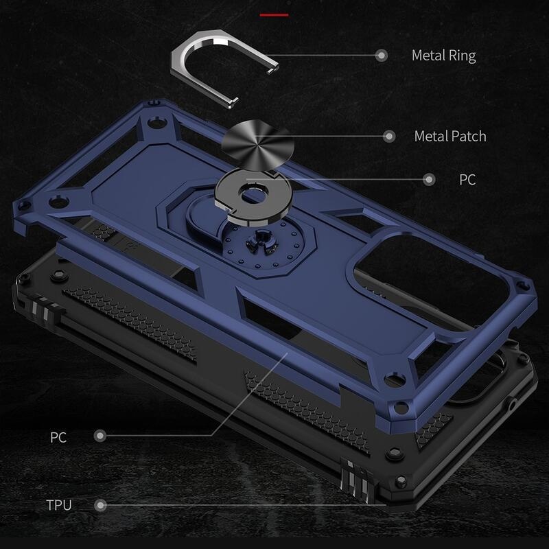 Fémálló hibrid borítás Samsung Galaxy A53 5G készülékhez - kék