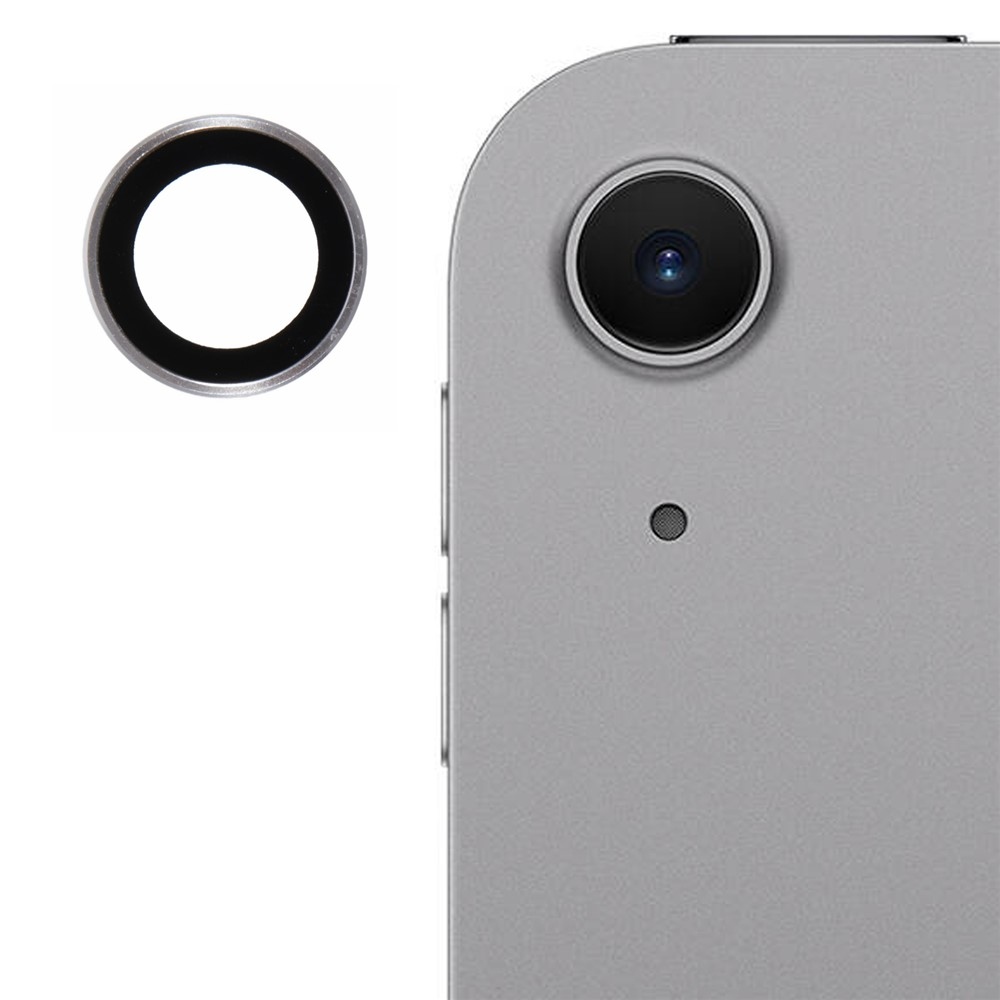 Fém kamera lencse üveg iPad Air 11 (2024)/(2025)/(2026)/iPad Air 13 (2024)/(2025)/(2026) készülékhez - ezüst színű