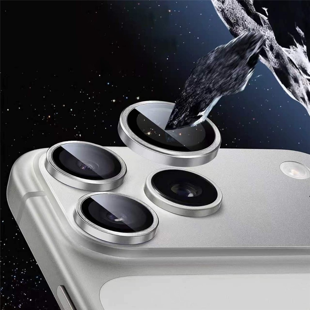 Fém-üveg kameraobjektív az iPhone 18 Pro mobiltelefonhoz (különálló üveglencsék) – ezüst színű