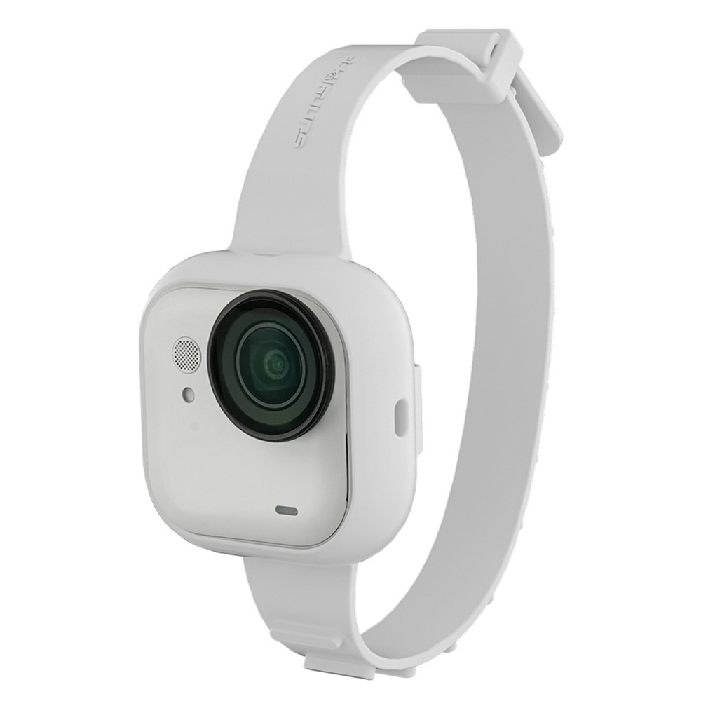 Sunnylife szilikon védőtok kézpánttal Insta360 GO Ultra készülékhez - fehér