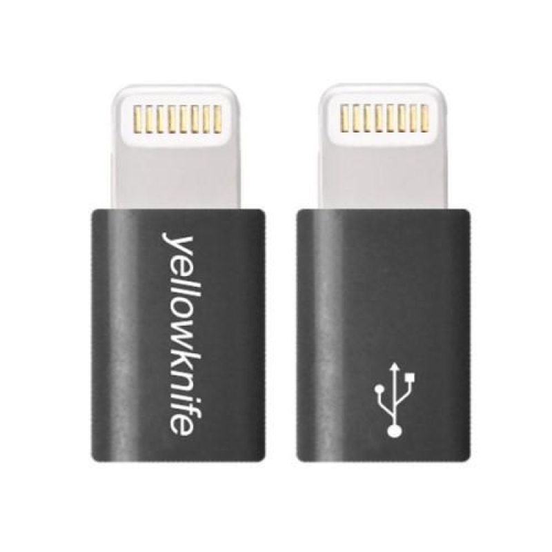 MFI lightning 8 tűs micro USB adapter - fekete