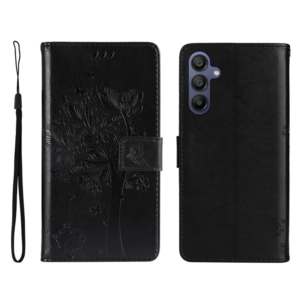 Fák könyve tok Samsung Galaxy A16 4G/5G/A26 5G - fekete