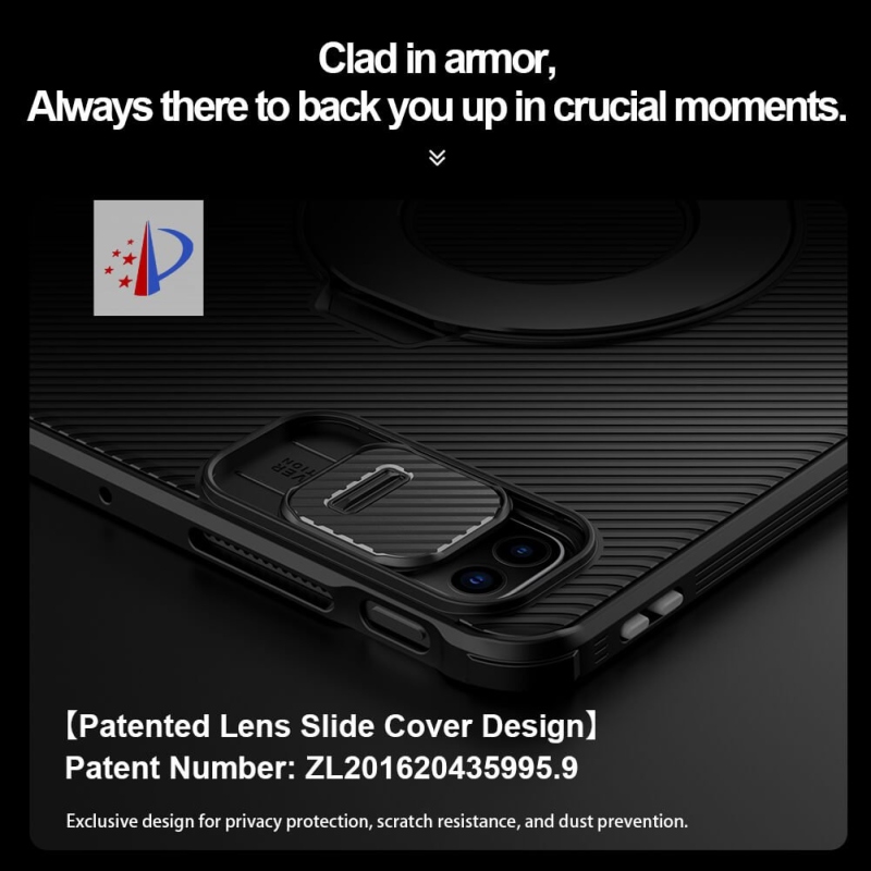 Nillkin CamShield Pad hátlap iPad Pro 11 2024 fekete borító iPad Pro 11 2024 fekete