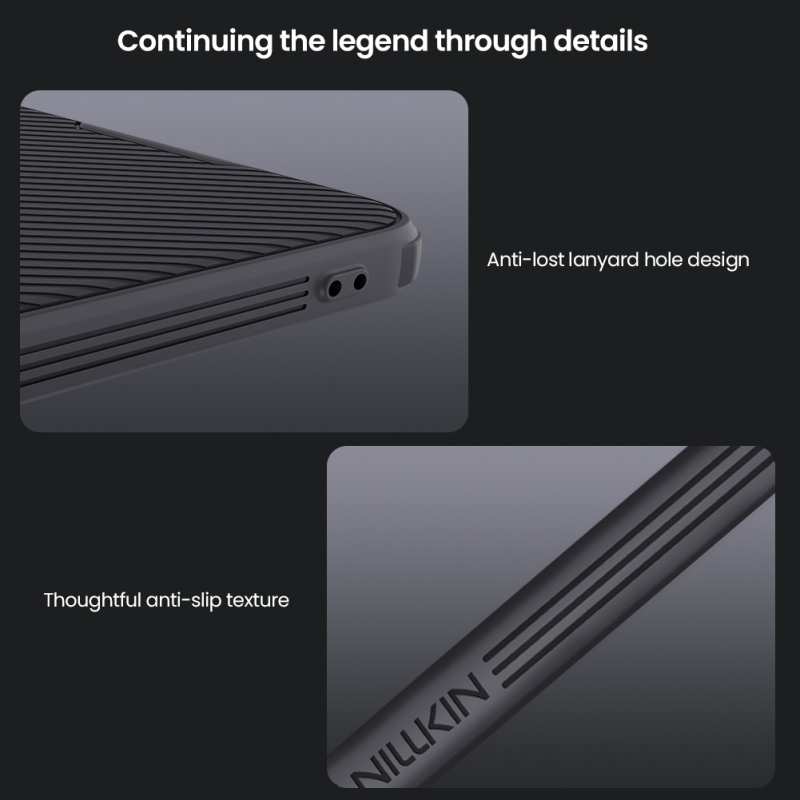 Nillkin CamShield PRO hátlap a Samsung Galaxy S25 készülékhez Fekete