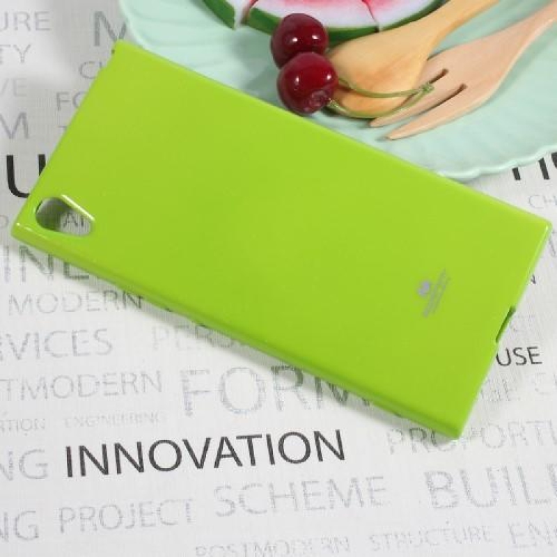 MG finoman csillogó zselés tok Sony Xperia XA1 Ultra készülékhez - zöld