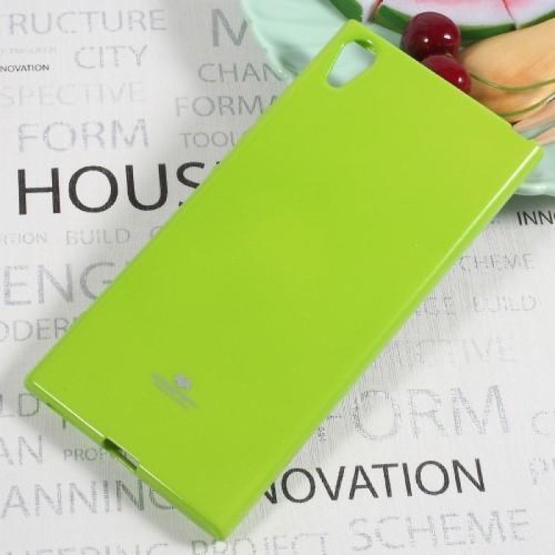 MG finoman csillogó zselés tok Sony Xperia XA1 Ultra készülékhez - zöld