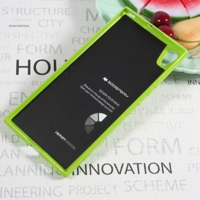 MG finoman csillogó zselés tok Sony Xperia XA1 Ultra készülékhez - zöld