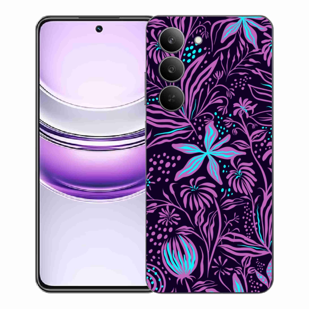 Zselés borítás mmCase a Realme 14x 5G készülékhez - virágok 2