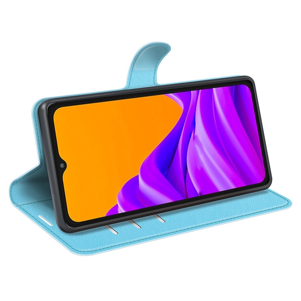 Litchi könyv tok Samsung Galaxy Xcover 7 Pro készülékhez - kék