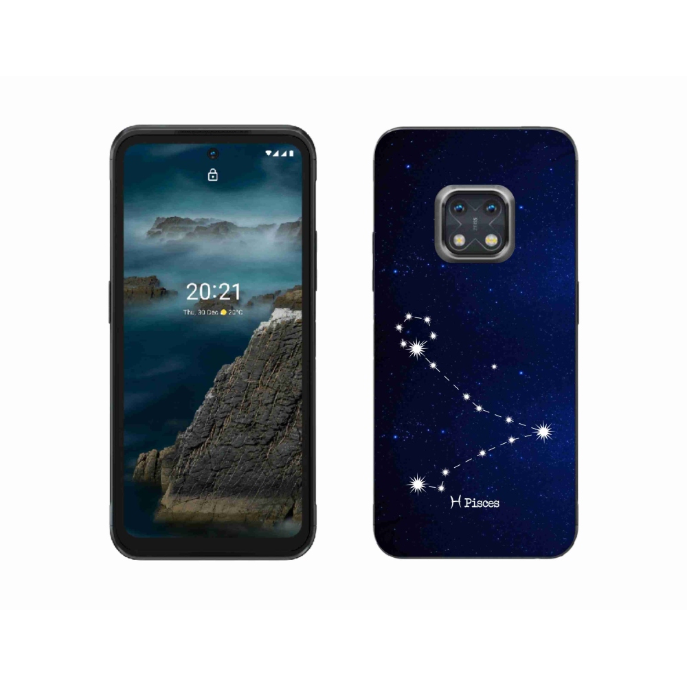 Zselés borítás mmCase a Nokia XR20 készülékhez - csillagkép Halak