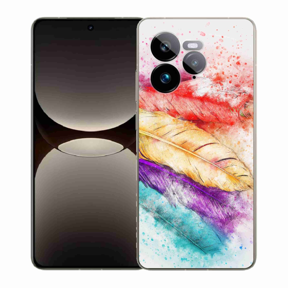 Gél borítás mmCase a Realme GT 7 Pro 5G készülékhez - színes toll