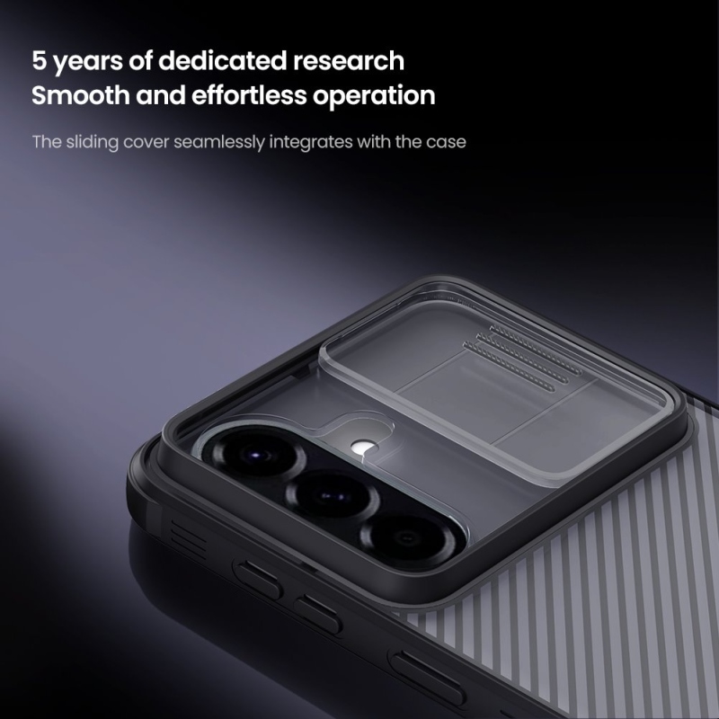 Nillkin CamShield PRO hátlap Samsung Galaxy A57 átlátszó fekete