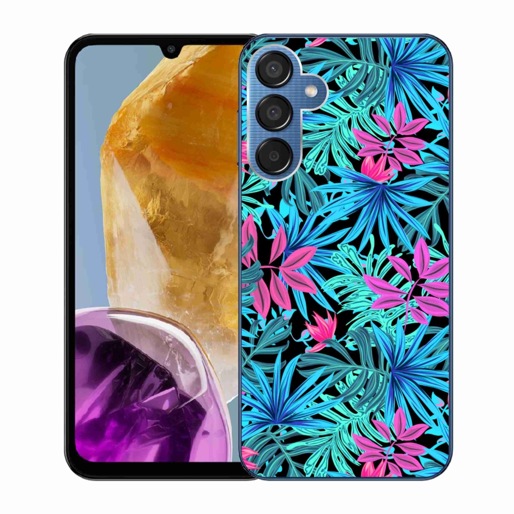 Zselés borítás mmCase Samsung Galaxy M15 5G - virágok 3