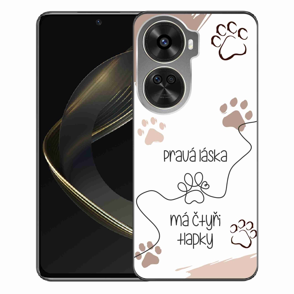 Gél borítás mmCase a Huawei Nova 12 SE készülékhez - kutyamotívum 1 fehér háttér