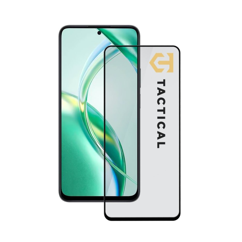 Tactical Glass Shield 5D üveg a Honor 200 Smart fekete színű készülékhez
