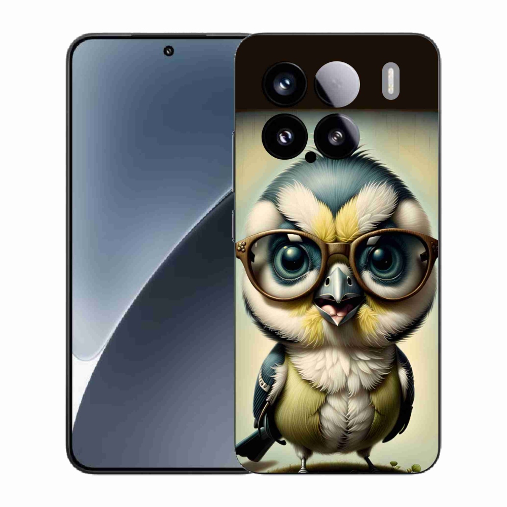 Gél borítás mmCase a Xiaomi 15 - cub szemüveggel