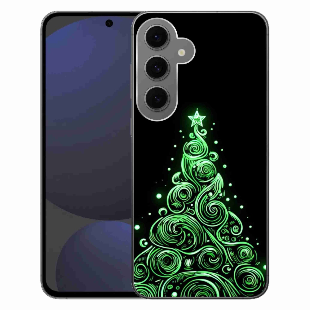 Gél borítás mmCase Samsung Galaxy S24 FE - neon karácsonyfa 3