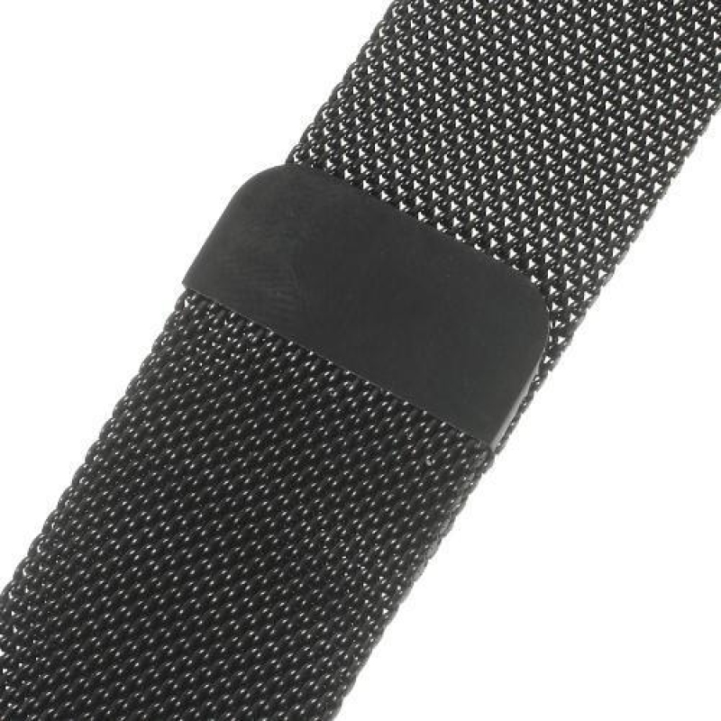 Milano acél szíj az Apple Watch 38mm-es órájához - Fekete