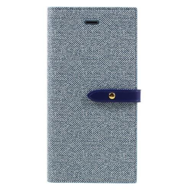 Milano PU bőr tok iPhone 8 Plus és iPhone 7 Plus készülékhez - kék