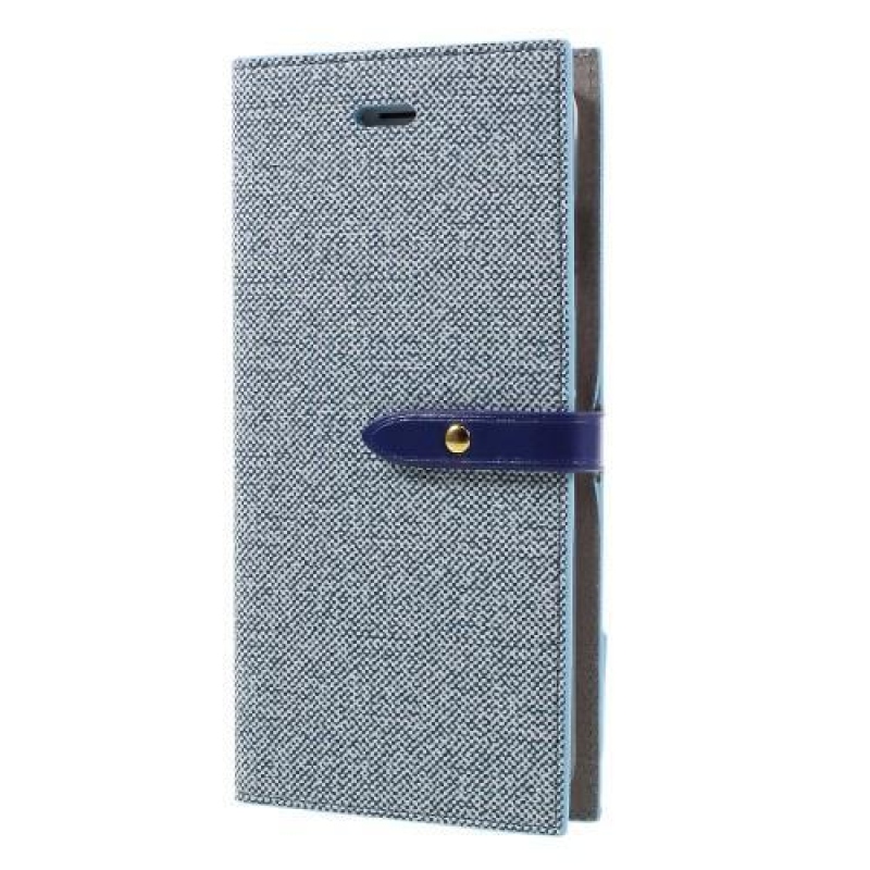 Milano PU bőr tok iPhone 8 Plus és iPhone 7 Plus készülékhez - kék