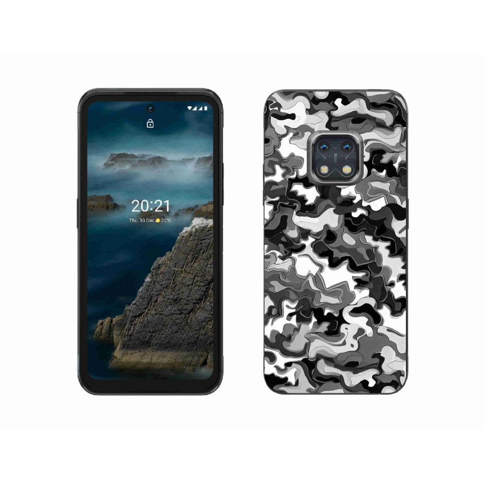 Zselés borítás mmCase a Nokia XR20 készülékhez - terepszínű minta 3