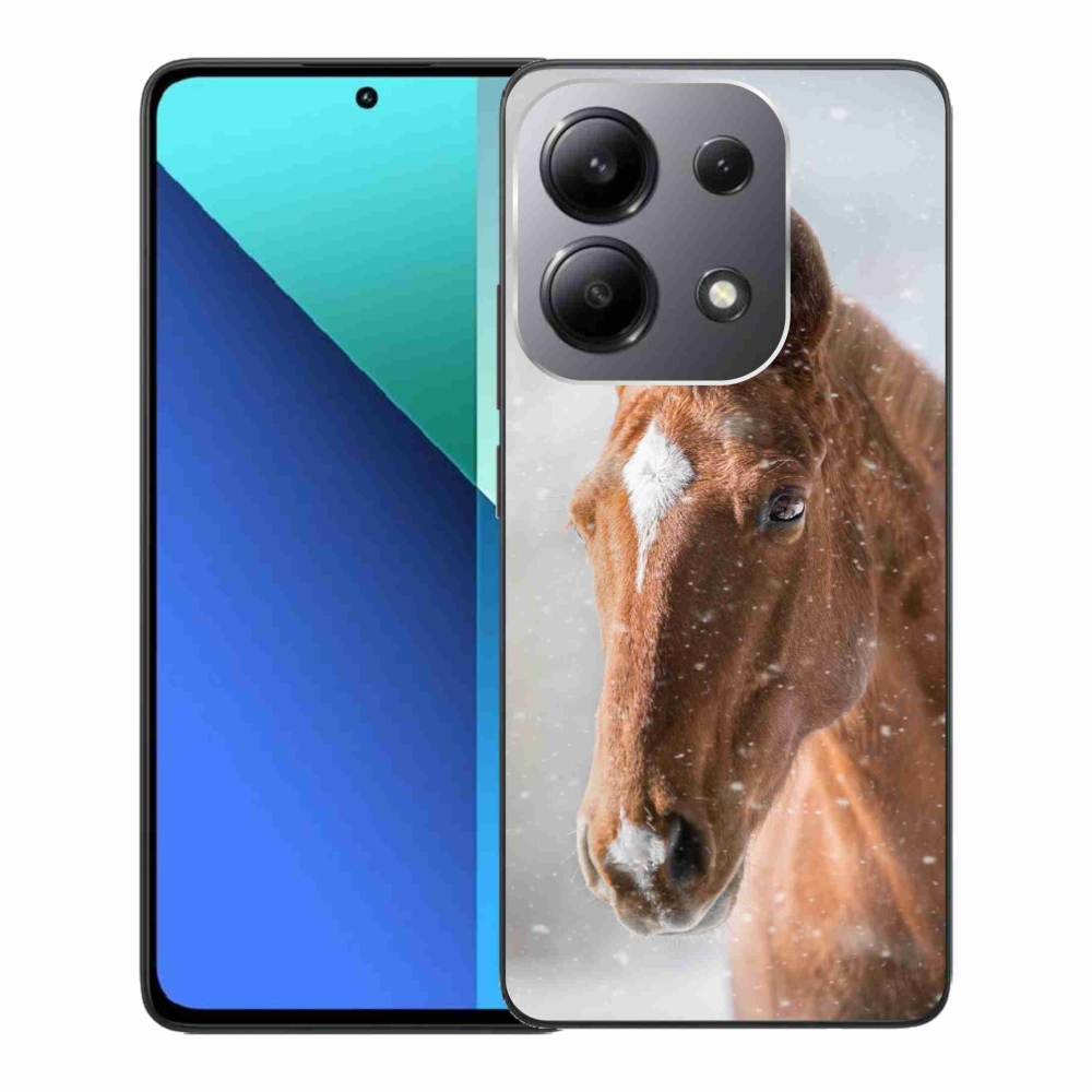 Gél borítás mmCase a Xiaomi Redmi Note 13-hoz - barna ló 2