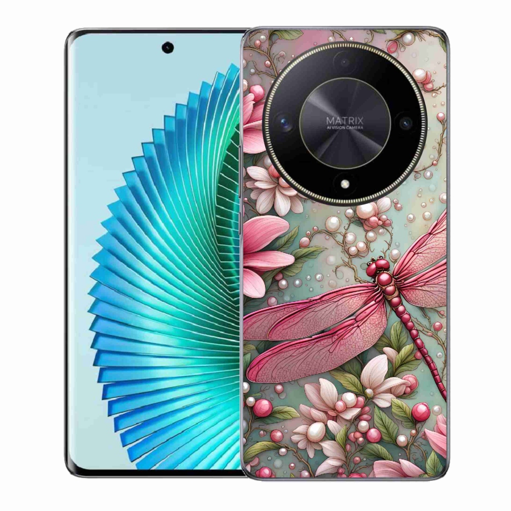 Gél borítás mmCase a Honor Magic 6 Lite 5G számára - szitakötő