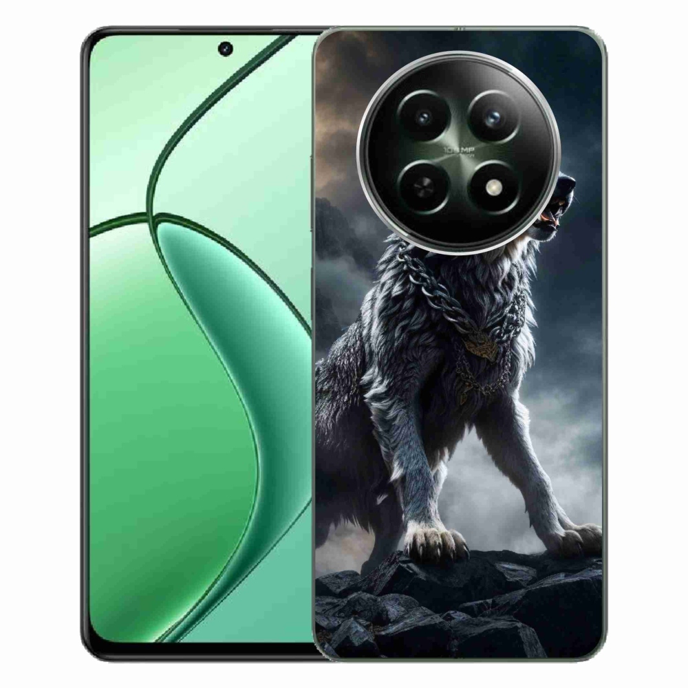 Zselés borítás mmCase a Realme 12 5G/12x 5G készülékhez - farkas 1