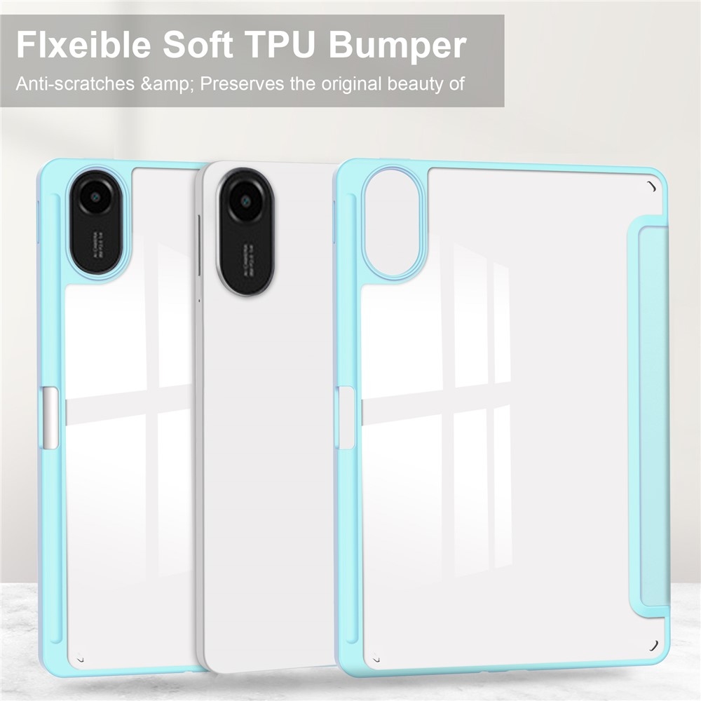 Ügyes záró tok Xiaomi Redmi Pad 2 táblagéphez - világoskék színben