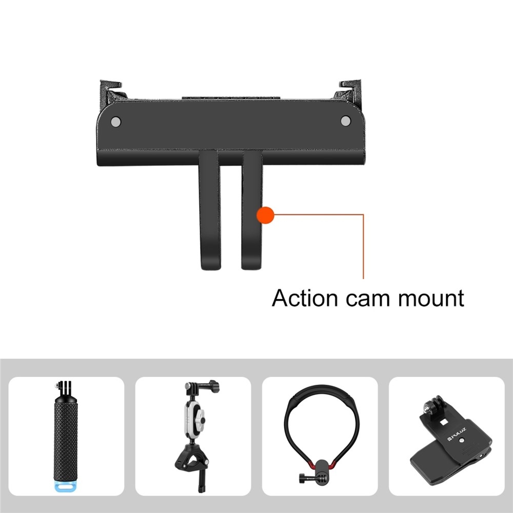 PULUZ mágneses gyorskioldós talp DJI Osmo Action 4 és 3 kamerákhoz