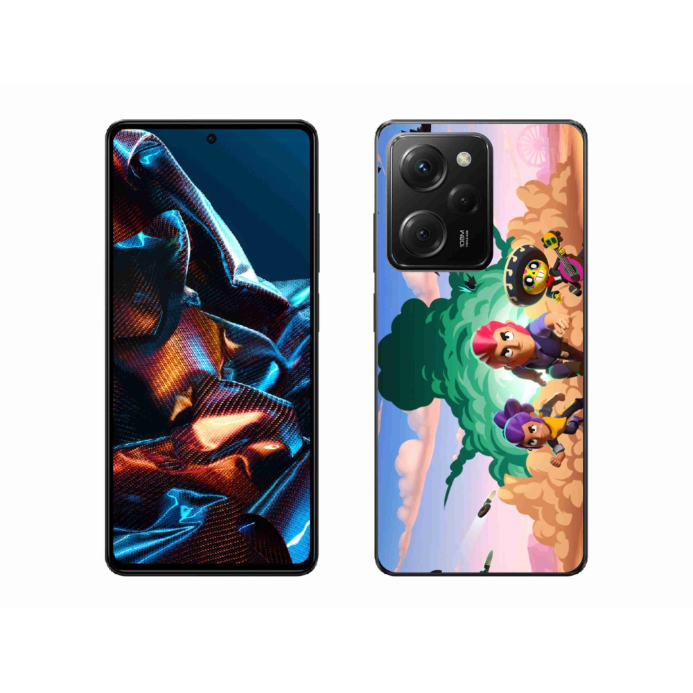 Gél borítás mmCase a Xiaomi Poco X5 Pro 5G-hez - verekedős csillagok