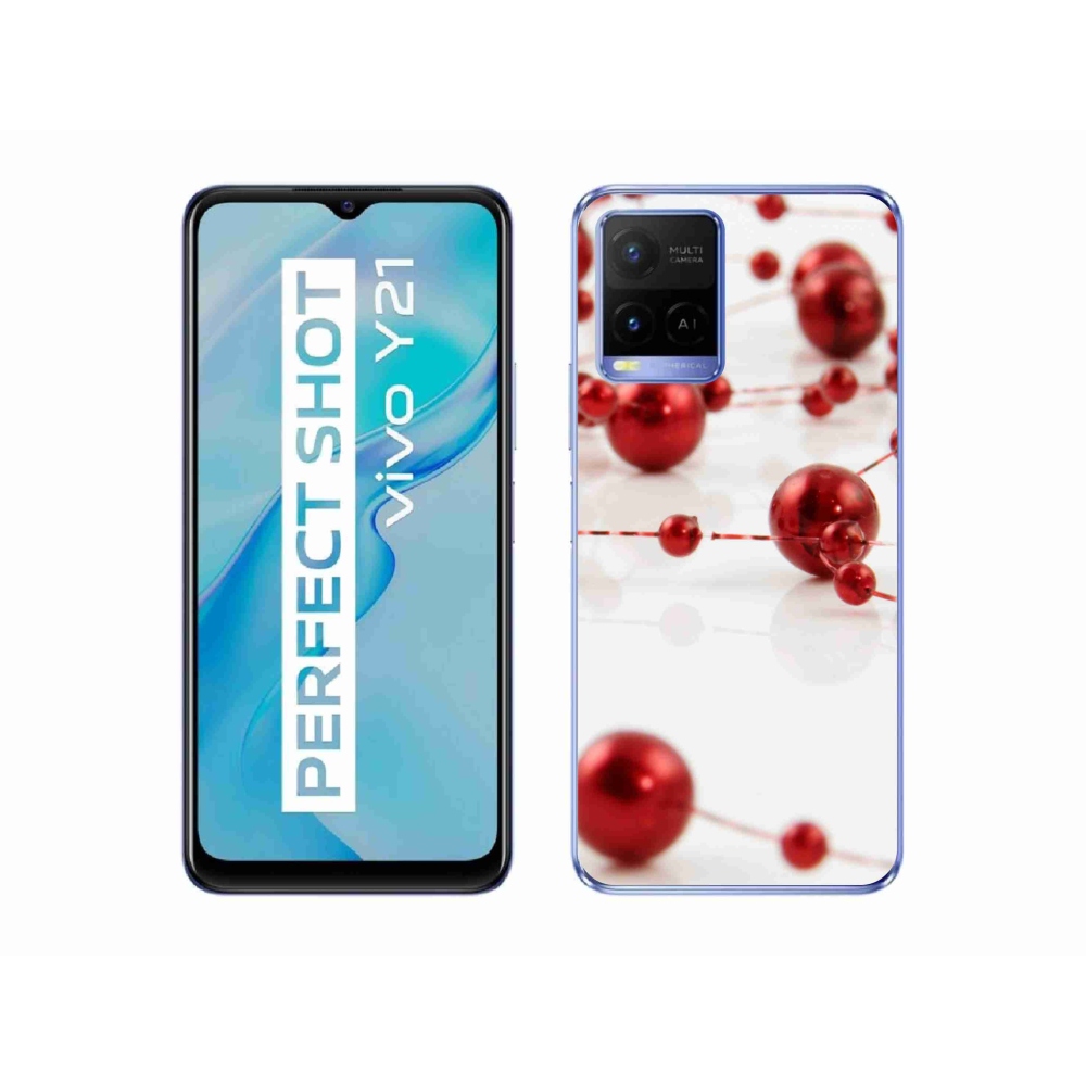 Gél borítás mmCase a Vivo Y21/Y21s/Y33s készülékhez - Karácsonyi lánc