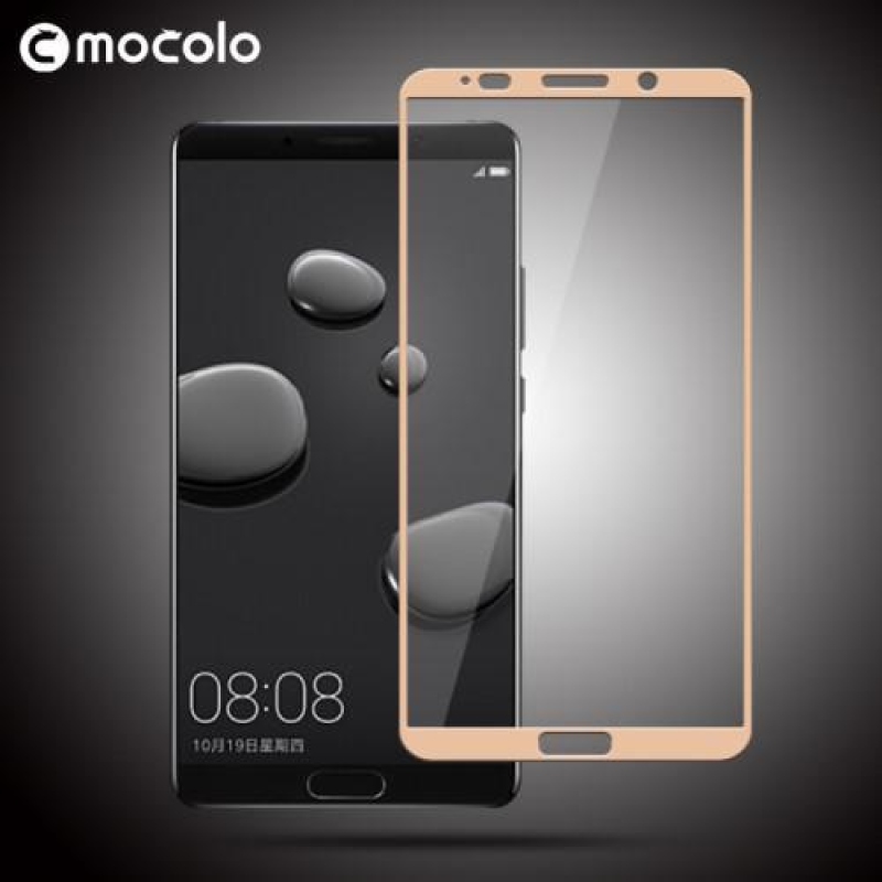 MLC teljes képernyős edzett üveg a Huawei Mate 10-en - arany szegéllyel