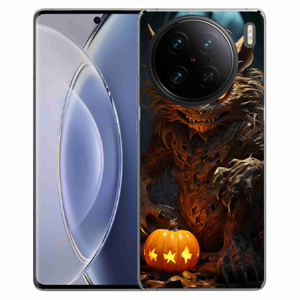 Gél borítás mmCase a Vivo X90 Pro készülékhez - Halloween szörnyeteg