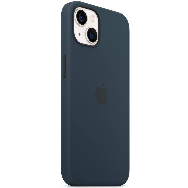 MM293ZM/A Apple szilikon borító, beleértve a. Magsafe iPhone 13-hoz Abyss kék