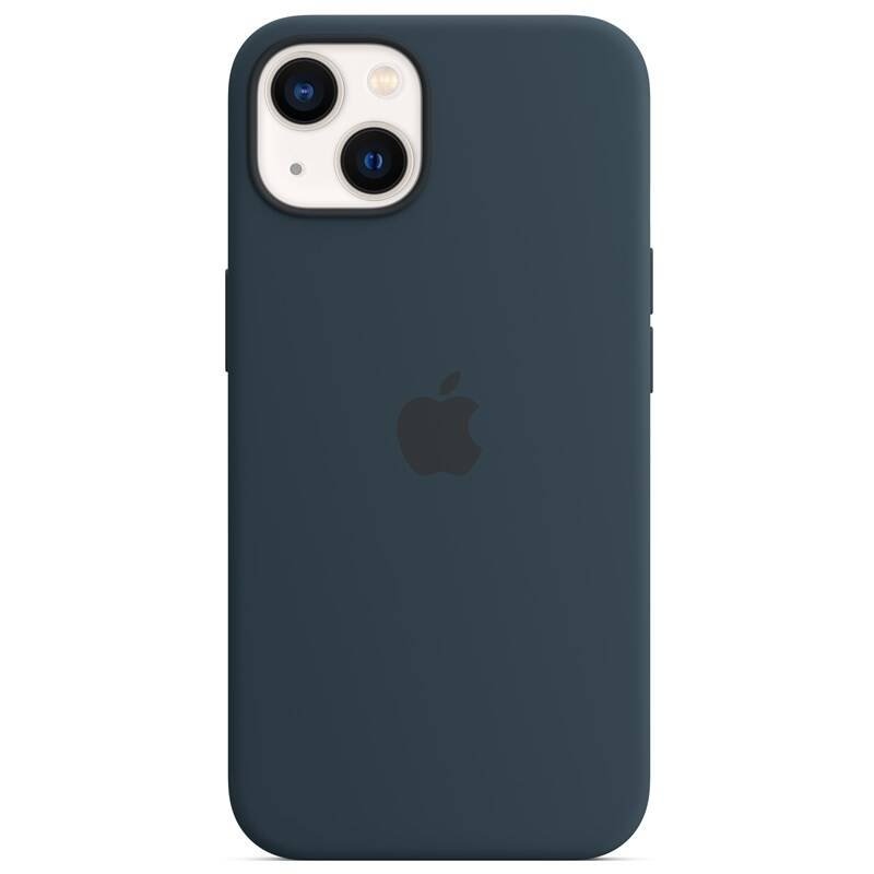 MM293ZM/A Apple szilikon borító, beleértve a. Magsafe iPhone 13-hoz Abyss kék