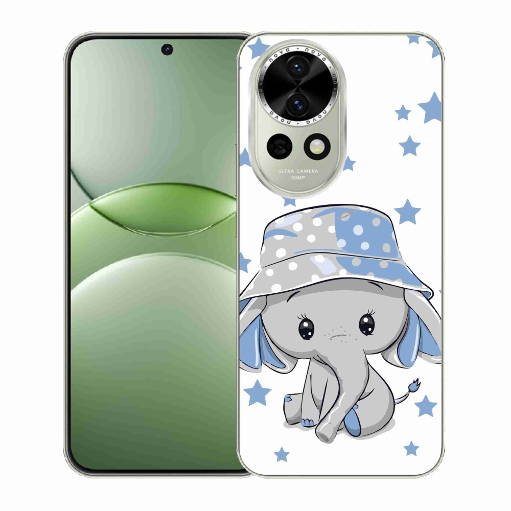 Gél borítás mmCase a Huawei Nova 13 5G készülékhez - kék elefánt