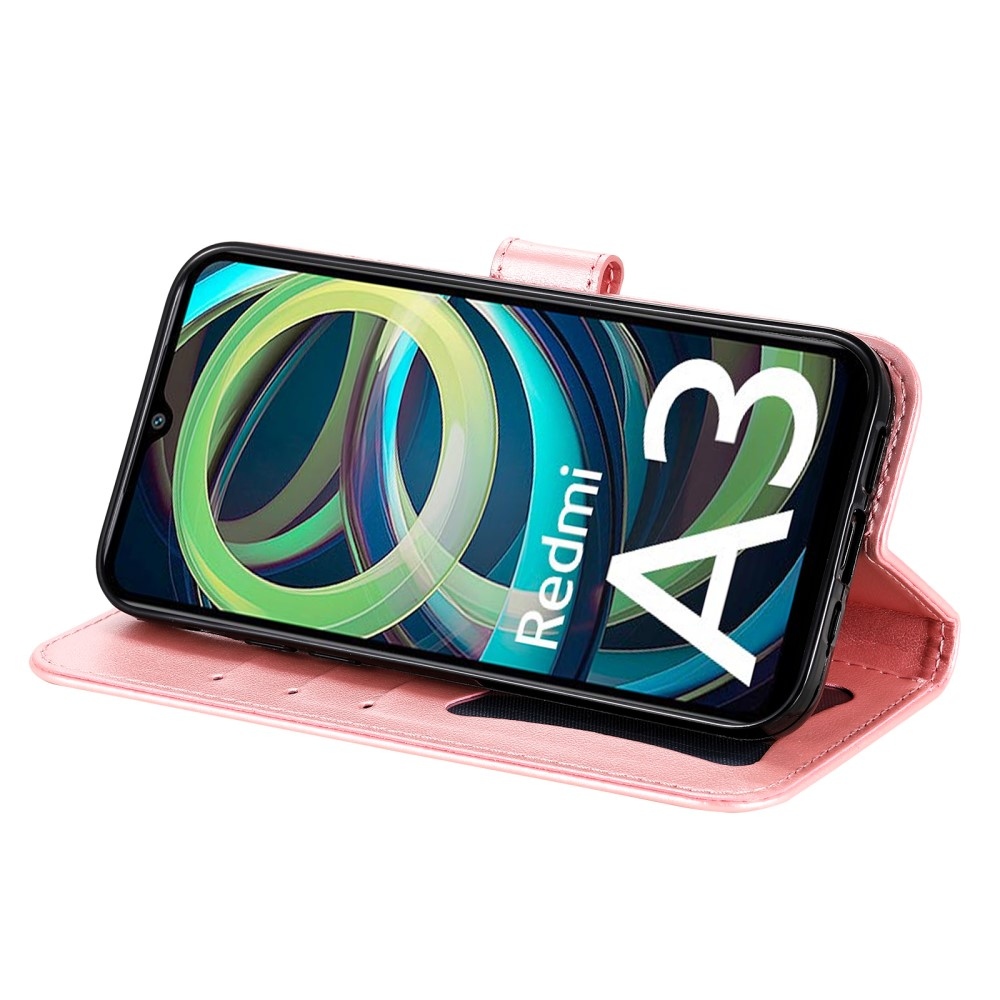 Mandala könyv tok a Xiaomi Redmi A3-hoz - rózsaszínű