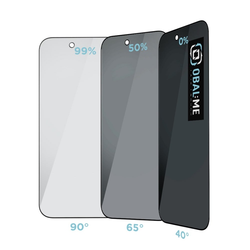 CSOMAG:ME Privacy 5D edzett üveg Apple iPhone 17 Air Fekete