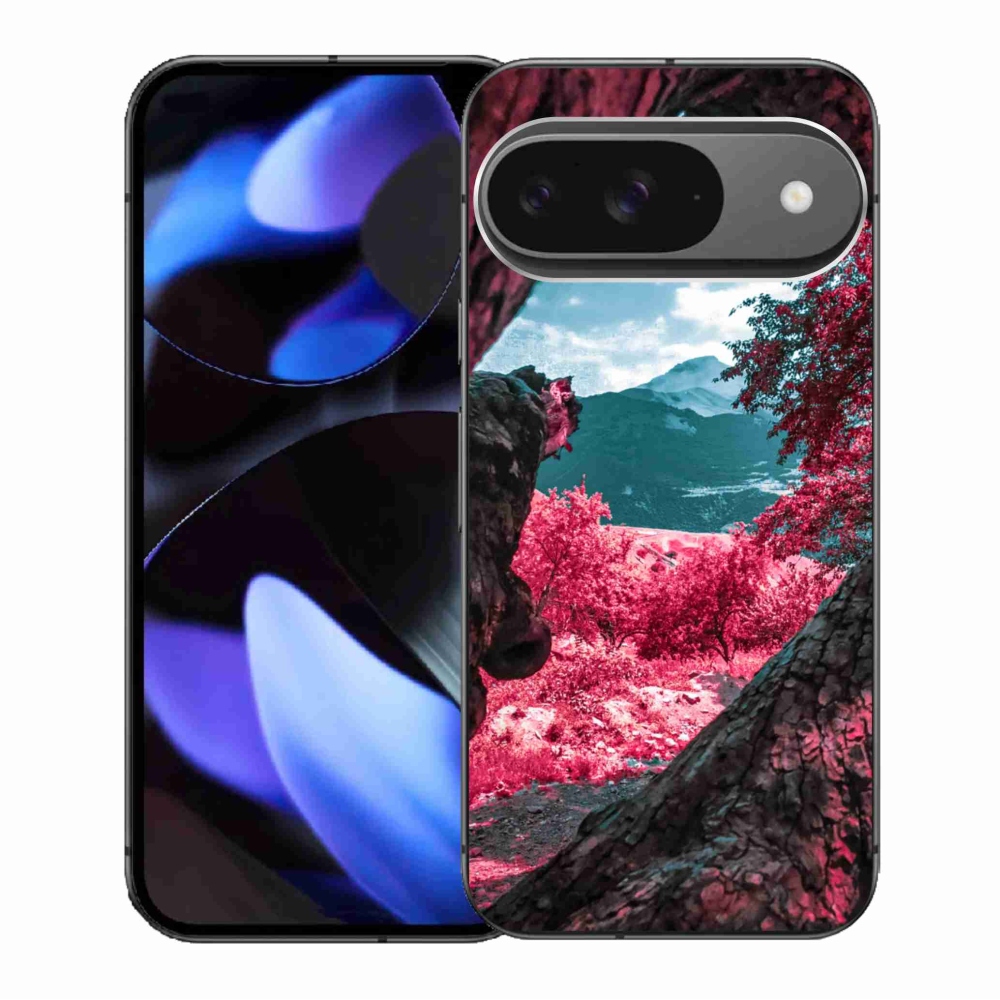 Gél borítás mmCase a Google Pixel 9/9 Pro számára - hegyi kilátás