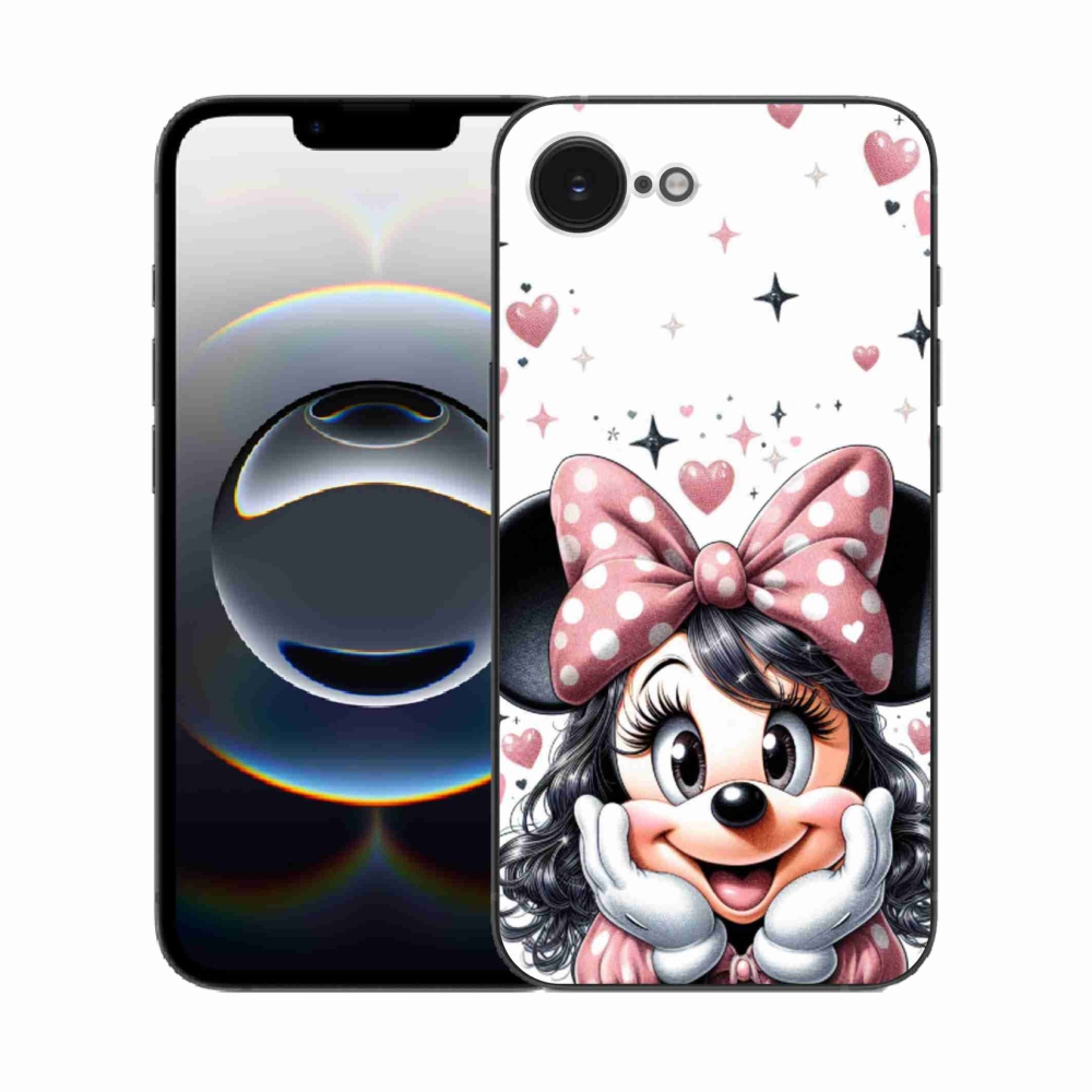 Zselés borítás mmCase iPhone 16e készülékhez - minnie