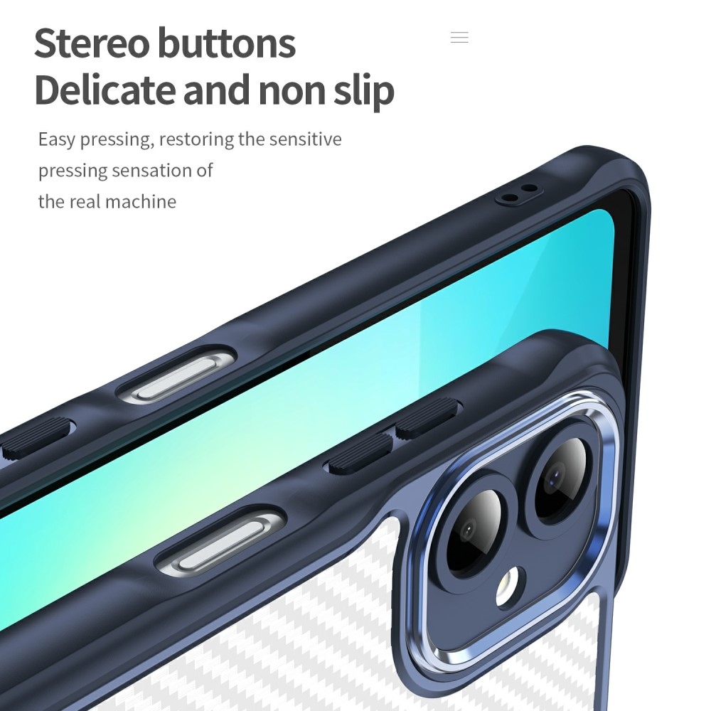 Textúrák tartós borító Samsung Galaxy A06 4G készülékhez - kék