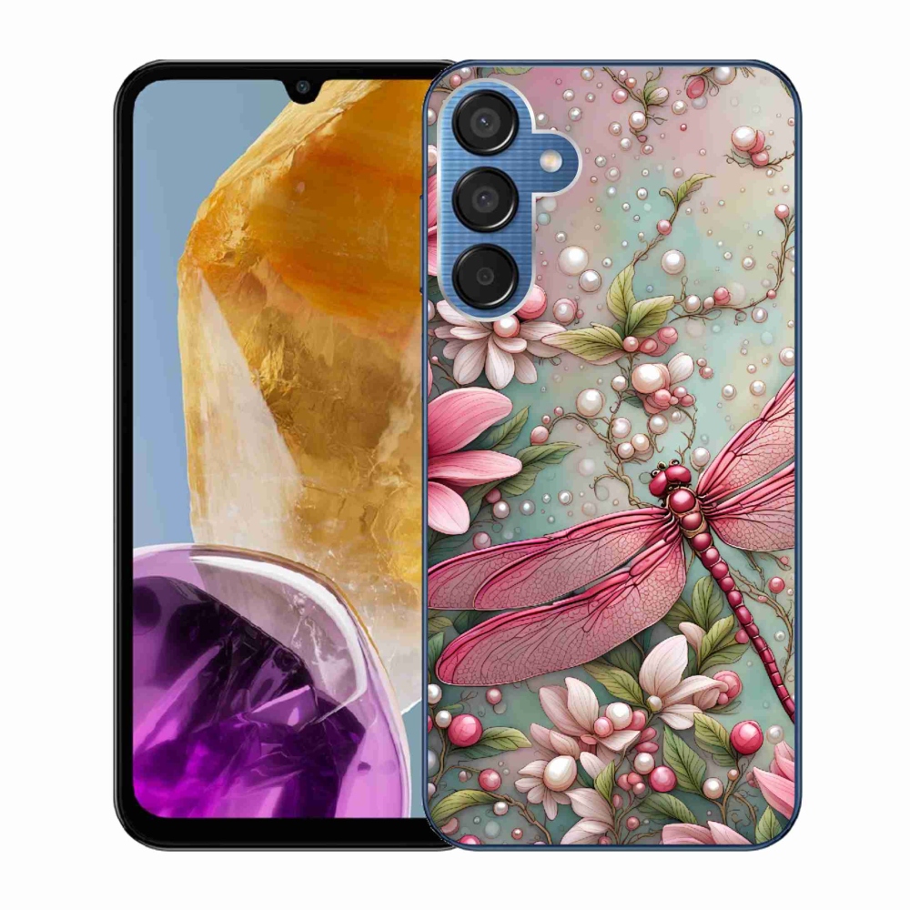 Gél védőhuzat mmCase Samsung Galaxy M15 5G - szitakötőhöz