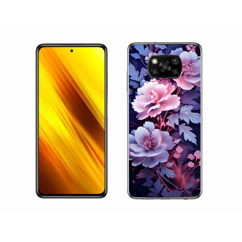 Gél borító mmCase a Xiaomi Poco X3 Pro számára - virágok 11