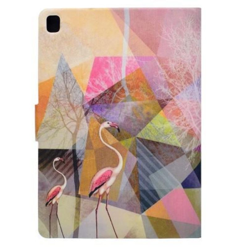 Modern PU bőr tok állvány funkcióval iPad Pro 9.7 készülékhez - flamingó