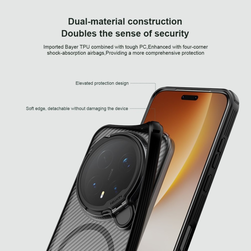 Nillkin CamShield Prop mágneses hátlap Honor Magic 8 Pro készülékhez, fekete